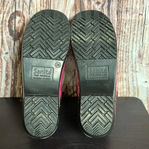 Sanita Patent Leather Clogs Womens Sz EU 38 - Picture 7 of 9